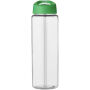 H2O Active® Vibe 850 ml sportfles met tuitdeksel - Transparant/Groen