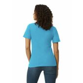 Gildan Polo Softstyle Double Pique SS for her 26 Sapphire-2XL