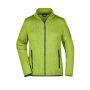 Ladies' Knitted Fleece Jacket kiwi-melange/royal XXL