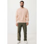IQONIQ Etosha lichtgewicht gerecycled katoen sweater, peach nectar (S)