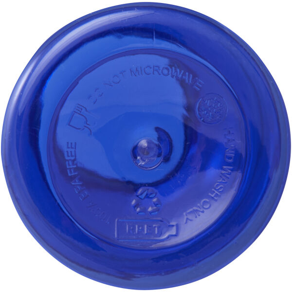 Oregon 400 ml waterfles van RCS-gecertificeerd gerecycled plastic met karabijnhaak - Blauw