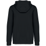 Ecologische uniseks sweater met rits en capuchon French Terry Washed black 4XL