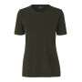 Stretch T-shirt | comfort | dames - Olijf, 3XL