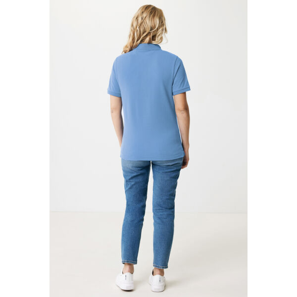 IQONIQ Yosemite gerecycled katoen pique polo, moon blue (L) IQONIQ Yosemite gerecycled katoen pique polo, moon blue (L)
