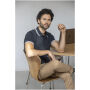 Amarago tipping herenpolo met korte mouwen - Navy - 2XL