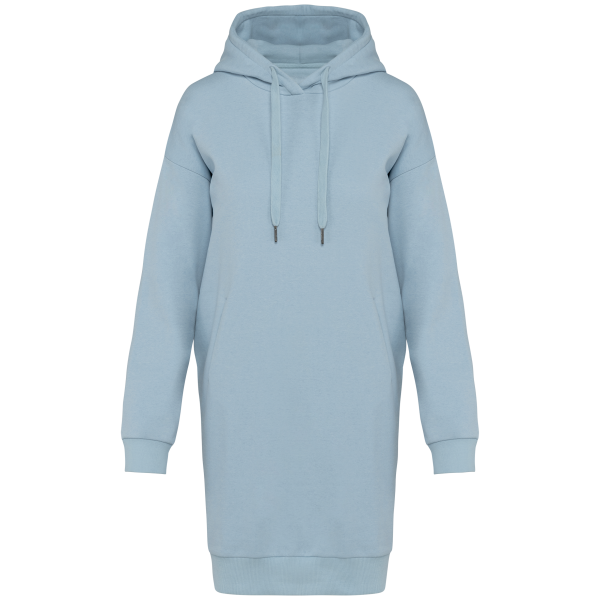 Ecologische sweaterjurk met capuchon Ecologische sweaterjurk met capuchon