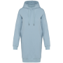 Ecologische sweaterjurk met capuchon Aquamarine XS Ecologische sweaterjurk met capuchon Aquamarine XS