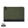 VINGA Marlow RCS recycled polyester 16" laptop sleeve, groen, zwart VINGA Marlow RCS recycled polyester 16" laptop sleeve, groen, zwart