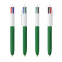 BIC® 4 Colours Wood Style 4 Colours Wood BP LP Green_UP white_RI white