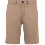 Ecologische chinobermuda heren Wet Sand 50 FR