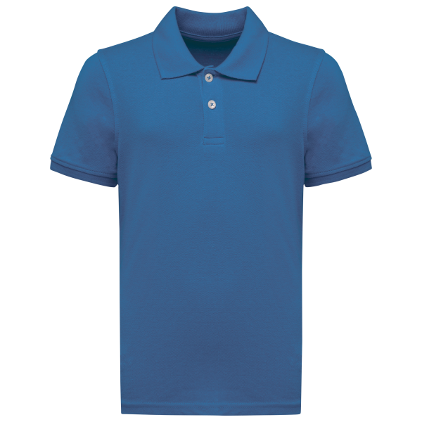 Bio180 piqué kinderpolo Light Royal Blue 12/14 jaar Bio180 piqué kinderpolo Light Royal Blue 12/14 jaar