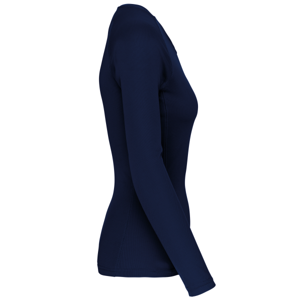 Ladies' long-sleeved sports T-shirt Sporty Navy XL Ladies' long-sleeved sports T-shirt Sporty Navy XL
