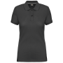 Damespolo korte mouwen Dark Grey XXL Damespolo korte mouwen Dark Grey XXL