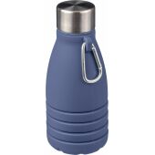 Siliconen opvouwbare drinkfles Erin 550 ml blauw