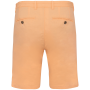 Ecologische chinobermuda heren Pastel Apricot 36 FR