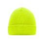 Knitted Cap bright yellow one size