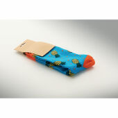 FUNNY M - Sokken met een grappig patroon - Turquoise