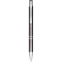 Moneta geanodiseerde aluminium balpen (blauwe inkt) - Grijs