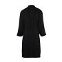 Bathrobe Black, S/M, 340 gr/m²