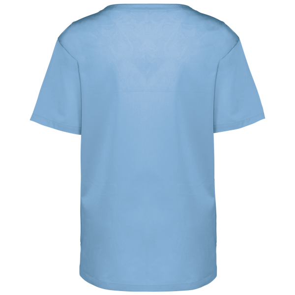 Unisex tuniek met korte mouwen van polykatoen Sky Blue 3XL Unisex tuniek met korte mouwen van polykatoen Sky Blue 3XL