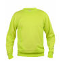 Basic R/N Sweater Vis Green 3XL