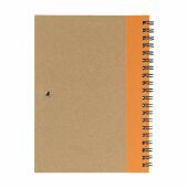 RecycleNote-L notitieboek - oranje