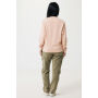 IQONIQ Etosha lichtgewicht gerecycled katoen sweater, peach nectar (S)