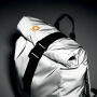 BRIGHT ROLLPACK - Reflecterende rolltop rugzak - Mat Zilver
