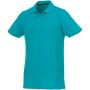 Helios herenpolo met korte mouwen - Aqua - 3XL