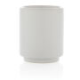 Keramische stapelbare mok 180 ml, wit