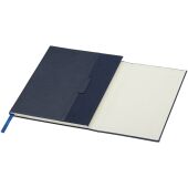 Alejandra A5 notitieboek met harde kaft van gerecycled gelamineerd leer - Oceaanblauw