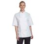 Short Sleeve Chef's Jacket, White, XXL, Dennys