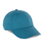 Canvaskatoenen pet met 6 panelen - K-up Gold Label Cadet Blue One Size