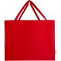 Odessa draagtas van 220 g/m² GRS gerecycled katoen 40L - Rood