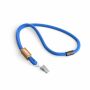 Polyester koord-keycord met bamboe plaatje