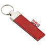 Sleutelhanger P02599F, Kunstleder, Rood