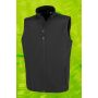 Gerecycleerde heren softshell-bodywarmer Black S