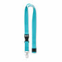 LANNYCOT - Lanyard katoen 20mm - Turquoise