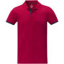 Morgan duotone herenpolo met korte mouwen - Rood - XS