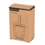 Powerbank / zaklamp OPEN SOURCE transparant, zwart