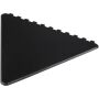 Frosty triangular recycled plastic ice scraper - Solid black
