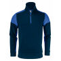 Printer Prime Halfzip Sweater Navy/Cobalt M Printer Prime Halfzip Sweater Navy/Cobalt M