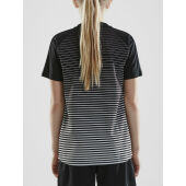 *Pro Control stripe jersey jr black/platin 122/128