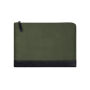 VINGA Marlow RCS recycled polyester 16" laptop sleeve, groen, zwart VINGA Marlow RCS recycled polyester 16" laptop sleeve, groen, zwart
