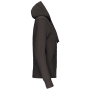 Damessweater met rits en capuchon Dark Grey L