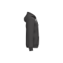 Gerecyclede uniseks sweater met rits en capuchon Dark Grey 4XL Gerecyclede uniseks sweater met rits en capuchon Dark Grey 4XL