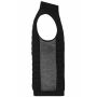 Men's Padded Hybrid Vest black/carbon melange XS