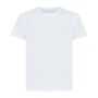Iqoniq Koli kids lichtgewicht gerecycled katoen t-shirt, wit (9-10 y)