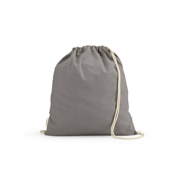 Gerecycled katoenen eco gymtas Lhotse | 140 g/m² | 41×37 cm | Koord rugzak | Grijs Gerecycled katoenen eco gymtas Lhotse | 140 g/m² | 41×37 cm | Koord rugzak | Grijs