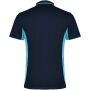 Montmelo unisex sportpolo met korte mouwen - Navy Blue/Hemelsblauw - 3XL
